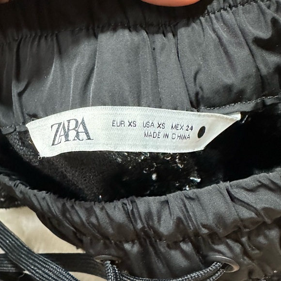 Zara Tweed High Waisted Sweat Pants - Picture 6 of 6